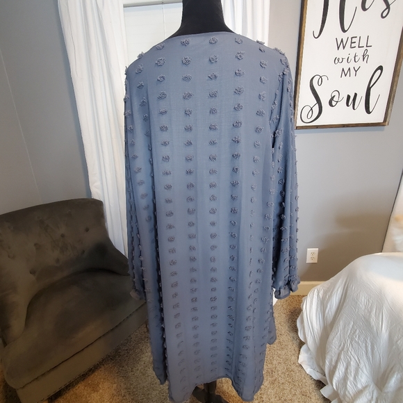 PLUS SIZE GRAY SWING DRESS - Picture 5 of 5